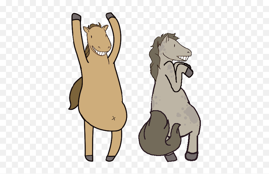Fat Horses Dancing - Animated Dance Horse Gif Emoji,Animated Dancing Emoji