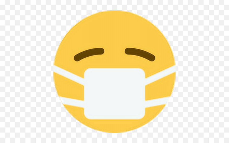 Mask Emoji Emoticon Face Expression - Twitter Sick Emoji,Emoji Facial Expressions