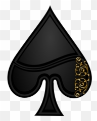 Vector Image Of Spade Playing Card - Card Symbol Spade Emoji,Ace Of Spades Emoji