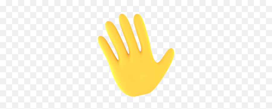 Waving Hand Emoji,3d Emoji
