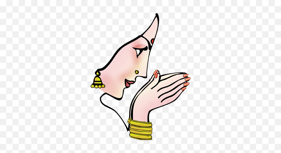 Namaste Hand Clipart - Welcome Clipart Png Emoji,Namaste Emoji
