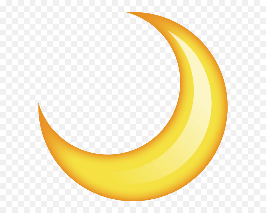 Download Moon Emoji Image In Png - Crescent Moon Emoji Png,Goodnight Emoji