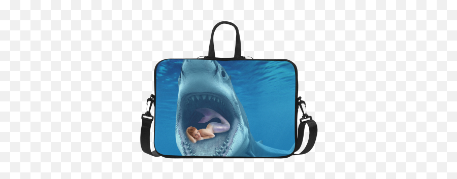 Catches Mermaid Under Water Sea Ocean - Under The Sea Bags For Life Emoji,Emoji Laptop Bag
