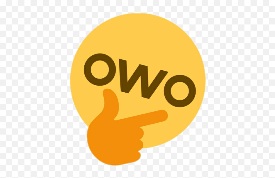 Free - Owo Thinking Emoji,Thinking Emoji Edits