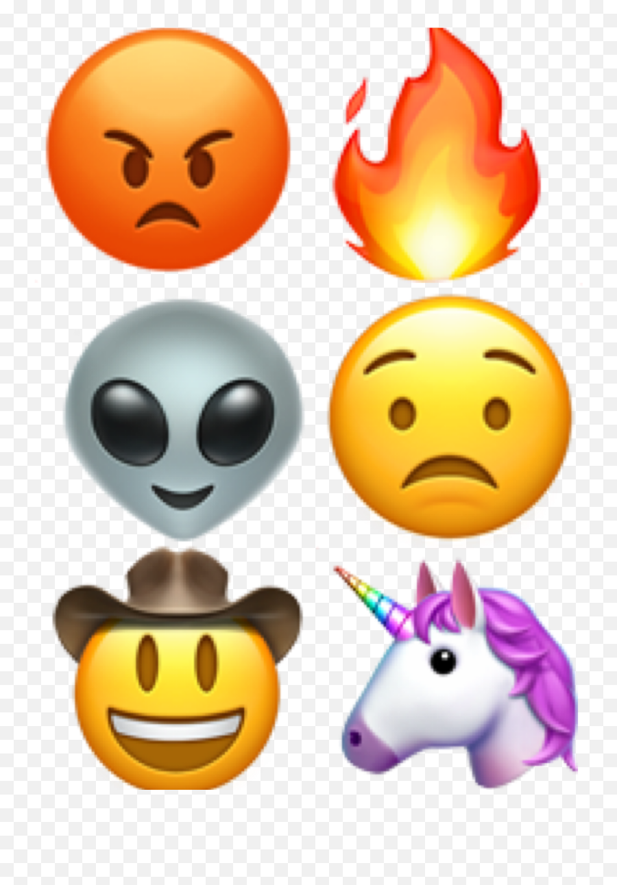 Emoji Iphone Iphoneemoji Unicorn Ufo - Emoji Png Iphone Fire,Ufo Emoticon