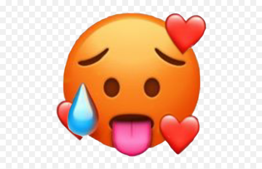 Largest Collection Of Free - Love Iphone Emoji,Hot Sweating Emoji