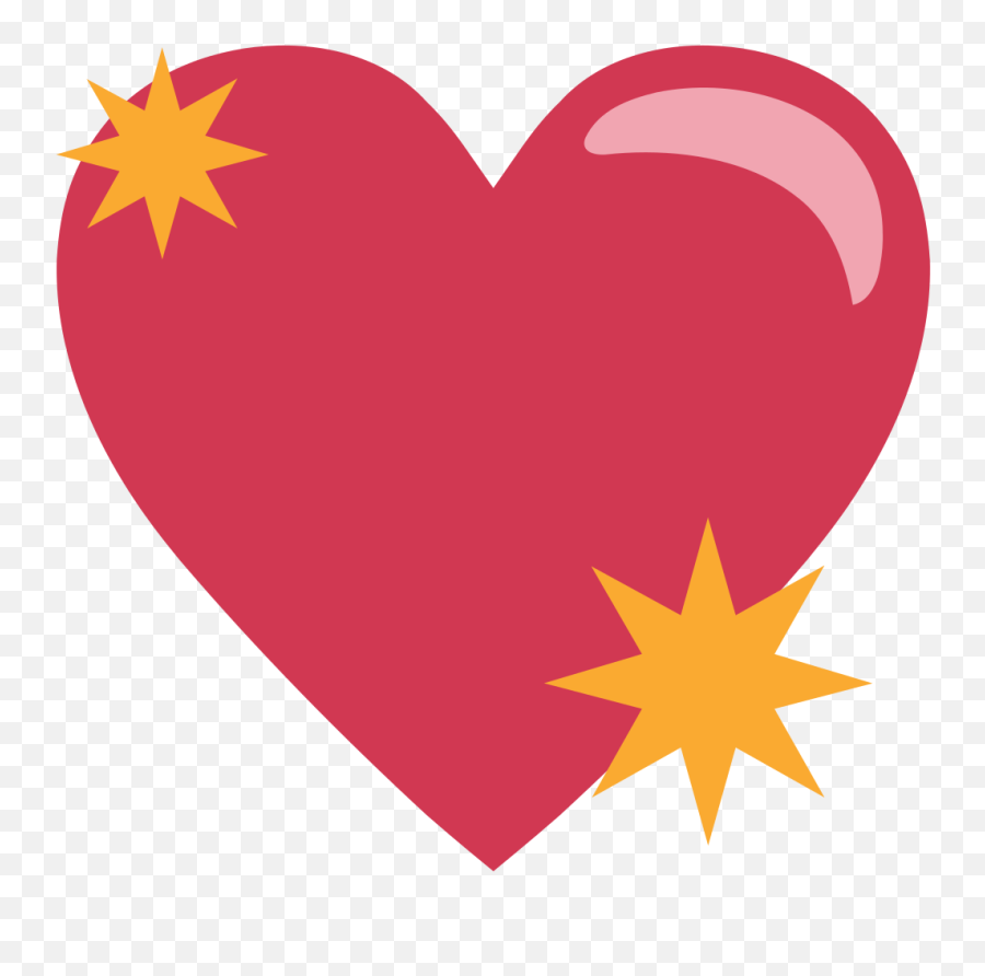 Emojione1 1f496 - Anglican Church Symbol Emoji,Orange Heart Emoji