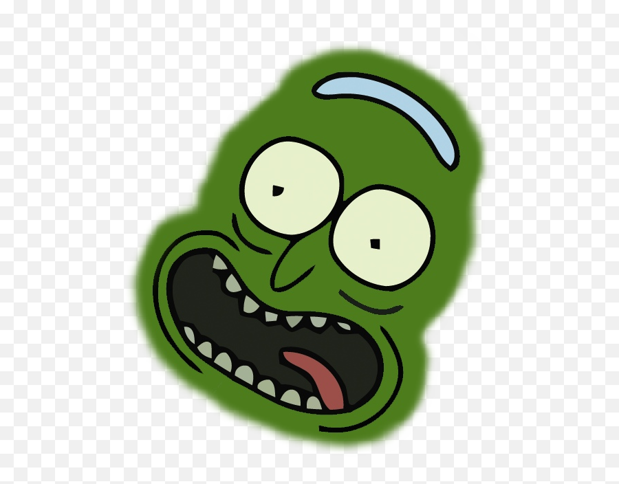 Picklerick Rick Sticker - Pickled Cucumber Emoji,Pickle Rick Emoji