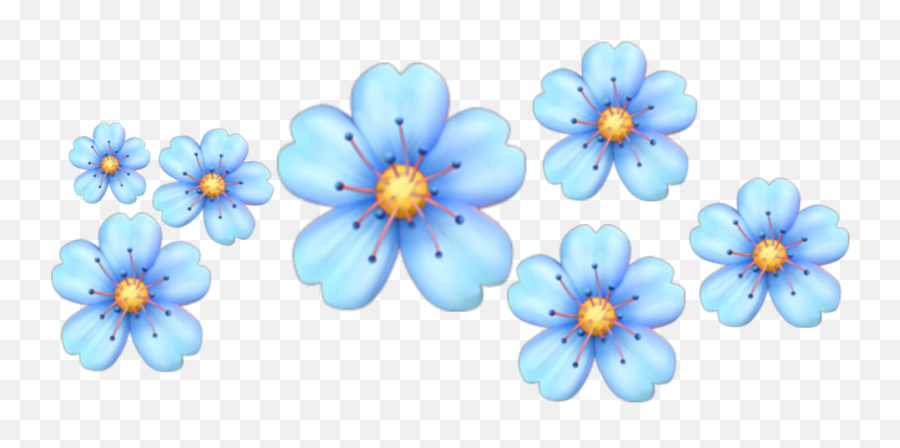 Crownflower Crown Emoji Flower Sticker - Floral,Flower Crown Emoji
