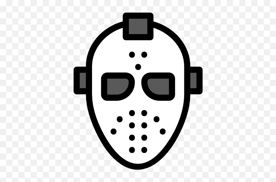 Hockey Mask - Dot Emoji,Hockey Mask Emoji