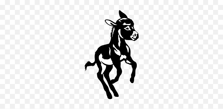 Gtsport Decal Search Engine - Baby Donkey Clipart Black And White Emoji,Emoji Horse And Plane