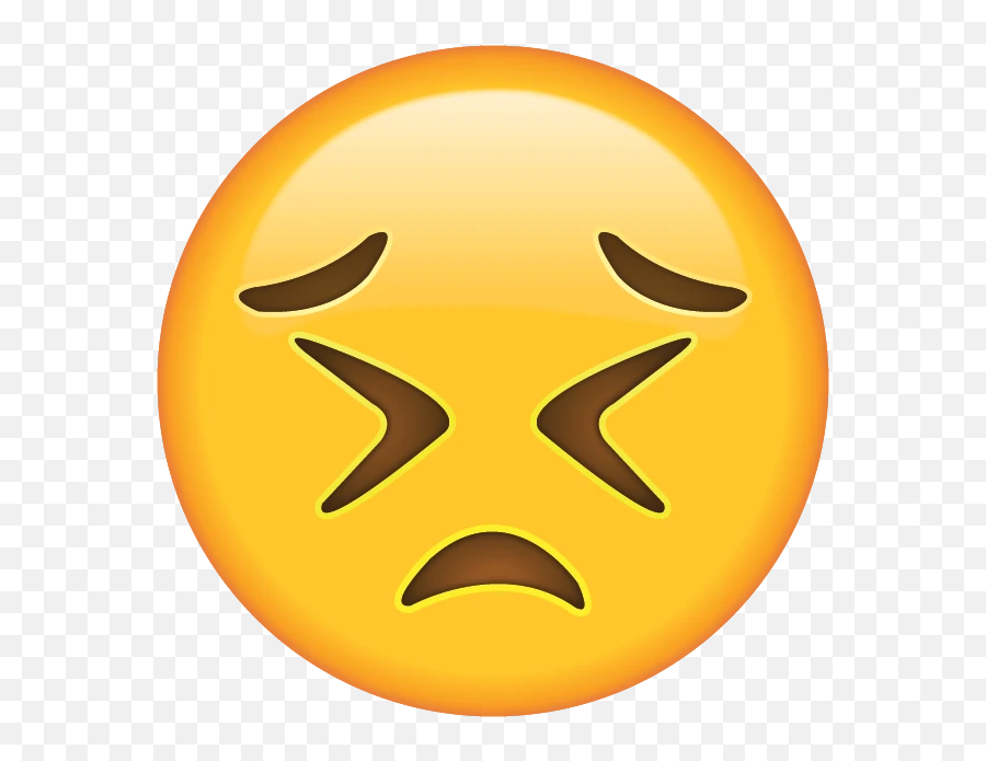 Download Persevering Face Emoji - Emojis Angry Png,Tired Emoji Face