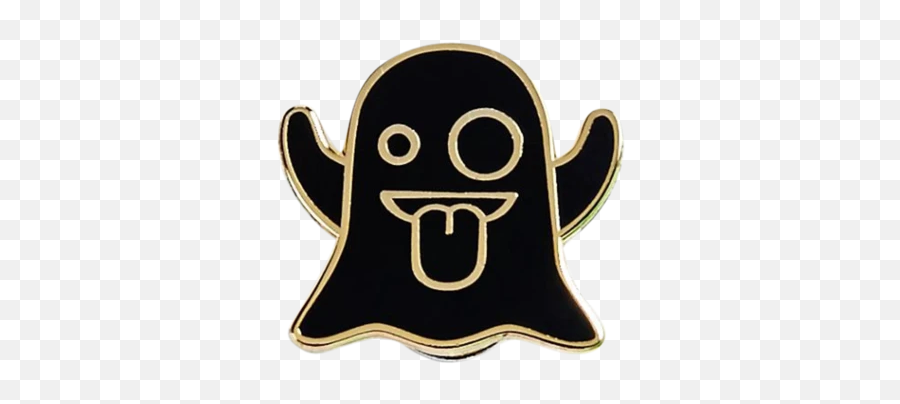 Ghost Emoji Pin - Snapchat Halloween Logo,Ghost Emoji