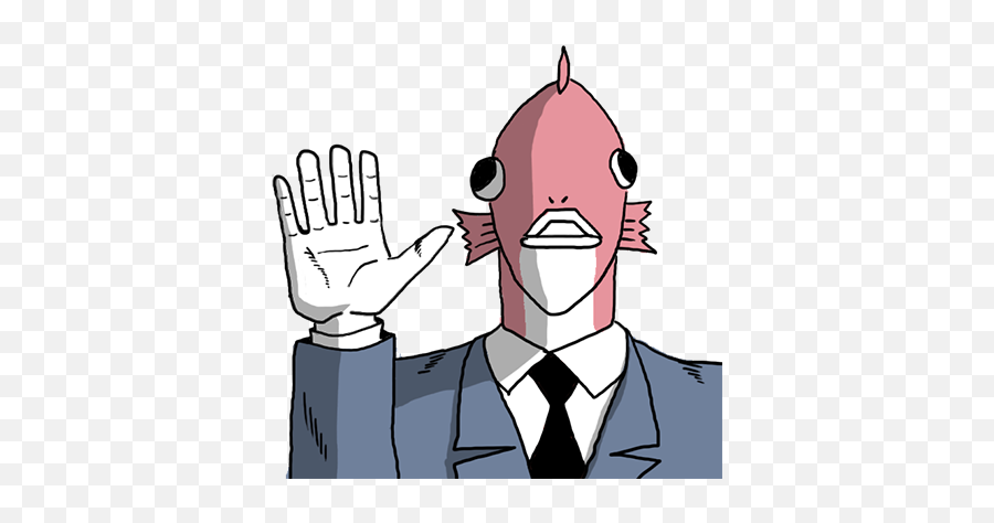 Download Business Fish Sticker Messages - Business Fish Emoji,Fish Emoji Png