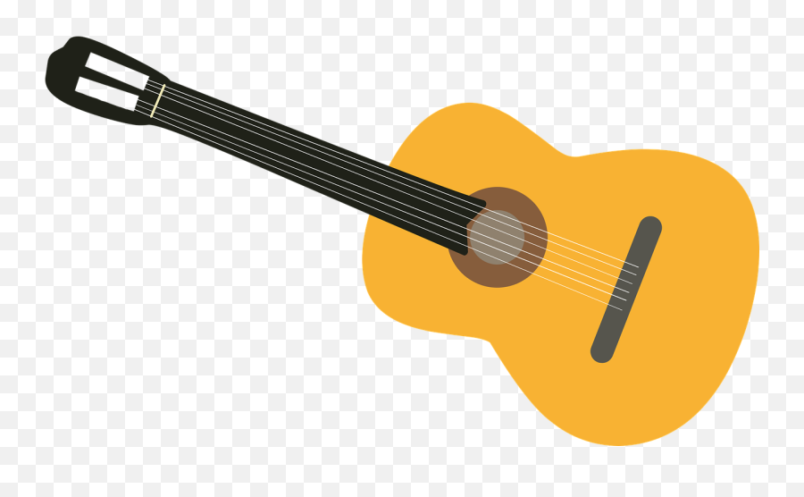 Classical Format Full Guitar Isolated - Guitar Vector Emoji,Classic Emoji Keyboard