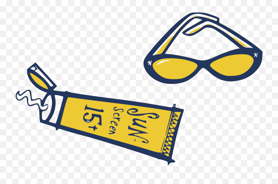 Sunglasses Clipart Sunscreen - Clip Art Of Sunscreen Emoji,Sunburn Emoji