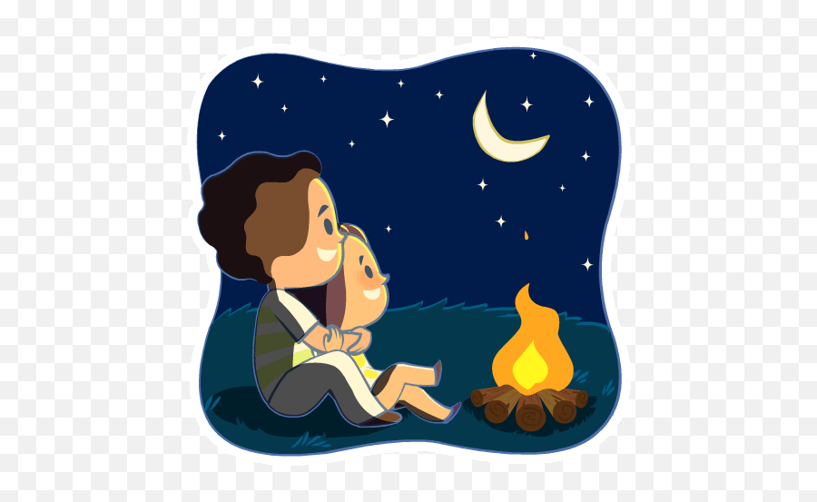 Animated Stickers - Cartoon Emoji,Bonfire Emoji