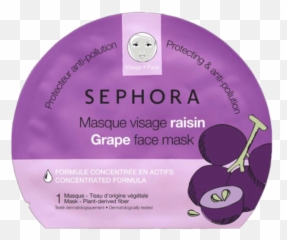 Aesthetic Trendy Grape Facemask - Sephora Emoji,Raisin Emoji
