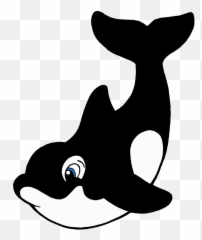 Whale Clipart Free Design Download - Cartoon Killer Drawing Easy Emoji