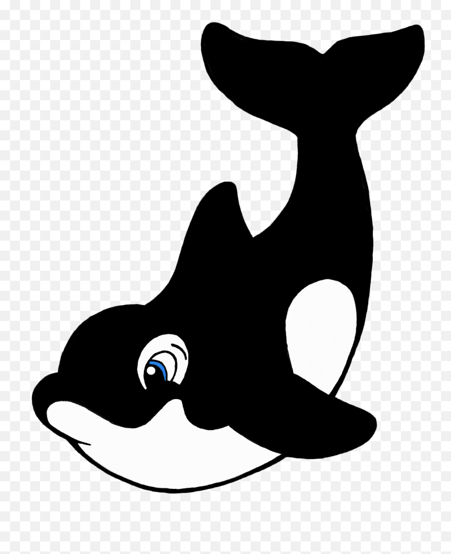 Whale Clipart Free Design Download - Cartoon Killer Whale Drawing Easy Emoji,Free And Whale Emoji