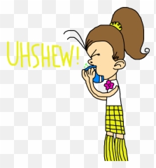 Sneeze Clipart Man Sneezing Transparent - Inflation Art Loud House Emoji