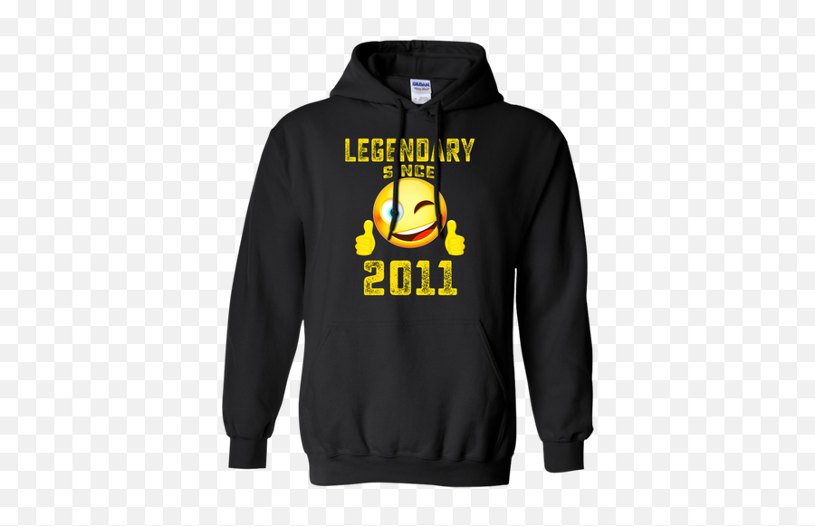 Emoji Shirt Legendary Since 2011 7th - Versace Hoodie Men Black,Straight Jacket Emoji