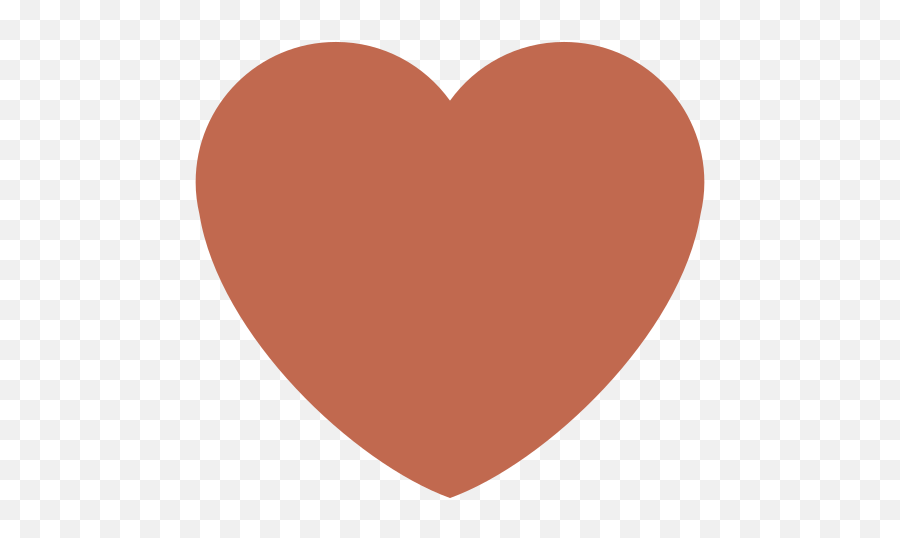 Brown Heart Emoji,Brown Heart Emoji