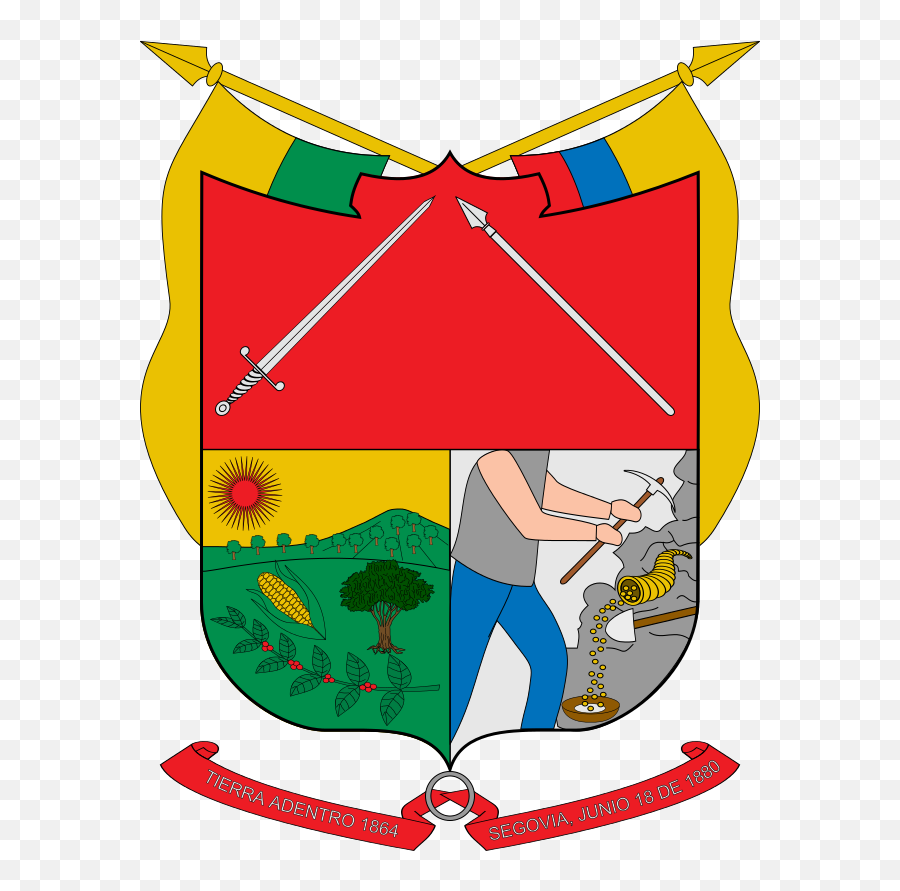 Escudo De Segovia - Bandera De Segovia Antioquia Emoji,Bandera De Colombia Emoji