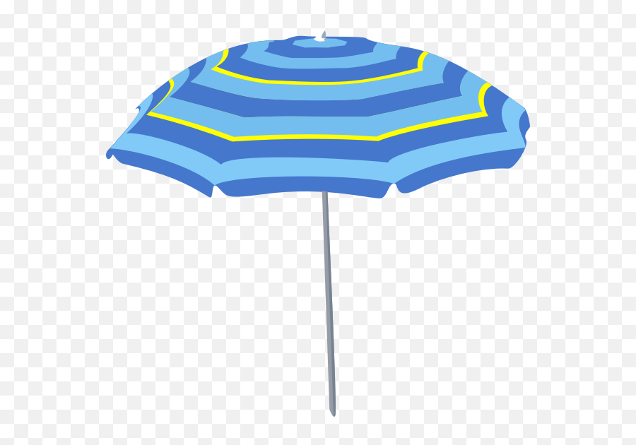 Blue Beach Umbrella Vector Image - Beach Umbrella Clipart Emoji,Umbrella Sun Emoji