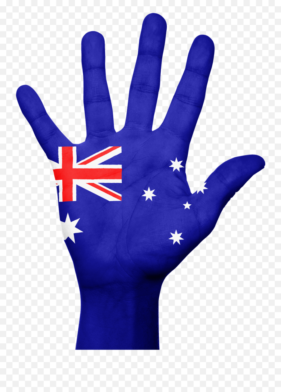 Australia Flag Hand National Fingers - Bangladesh 16 December 2019 Emoji,Australian Flag Emoji