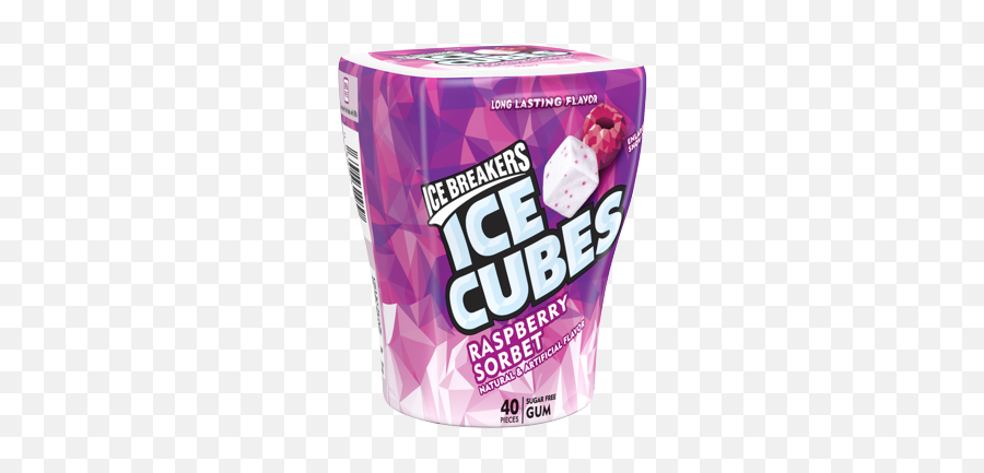 Food In 2019 - Raspberry Sorbet Ice Cube Gum Emoji,Ice Cube Emoji