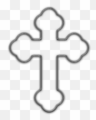 Vector Image Of Symbol Faith - Orthodox And Catholic Cross Emoji