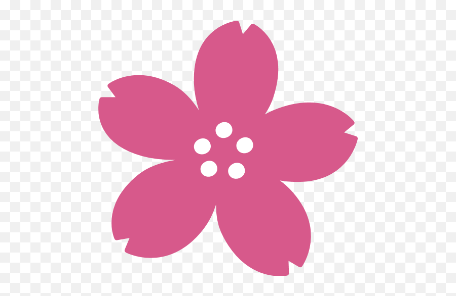 Cherry Blossom Emoji For Facebook Email Sms - Emoji Cherry Blossom Png,Flower Emoji Copy And Paste