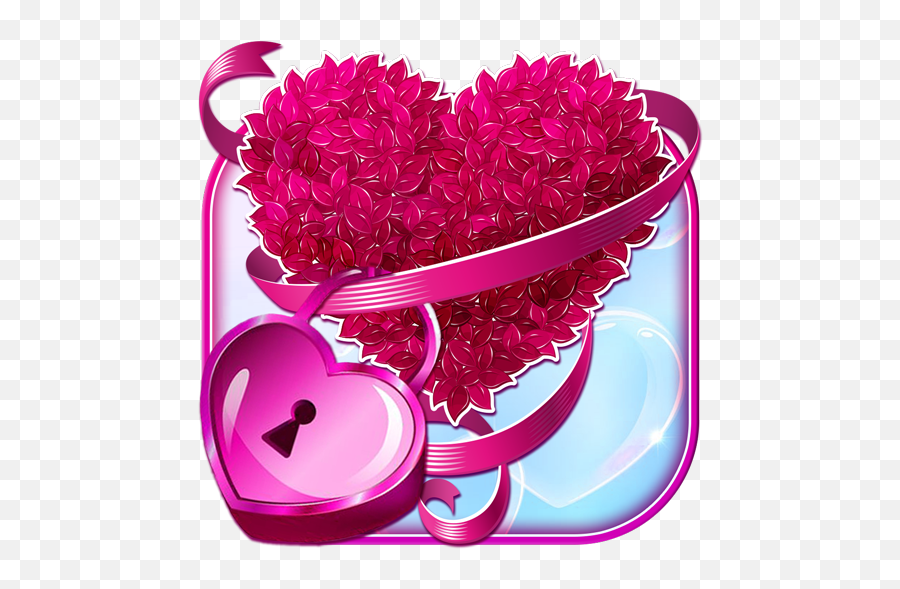 Pink Love Heart Lock Screen Pattern - Android Love Lock Screen Wallpaper Hd Emoji,Banana Broken Heart Emoji
