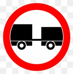 Romaniantrafficsign C08 - Goods Vehicles Prohibited Sign Emoji,Ro Emoticon
