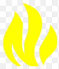 Yellow Fire Clipart - Clip Art Emoji,Emoticons Fire