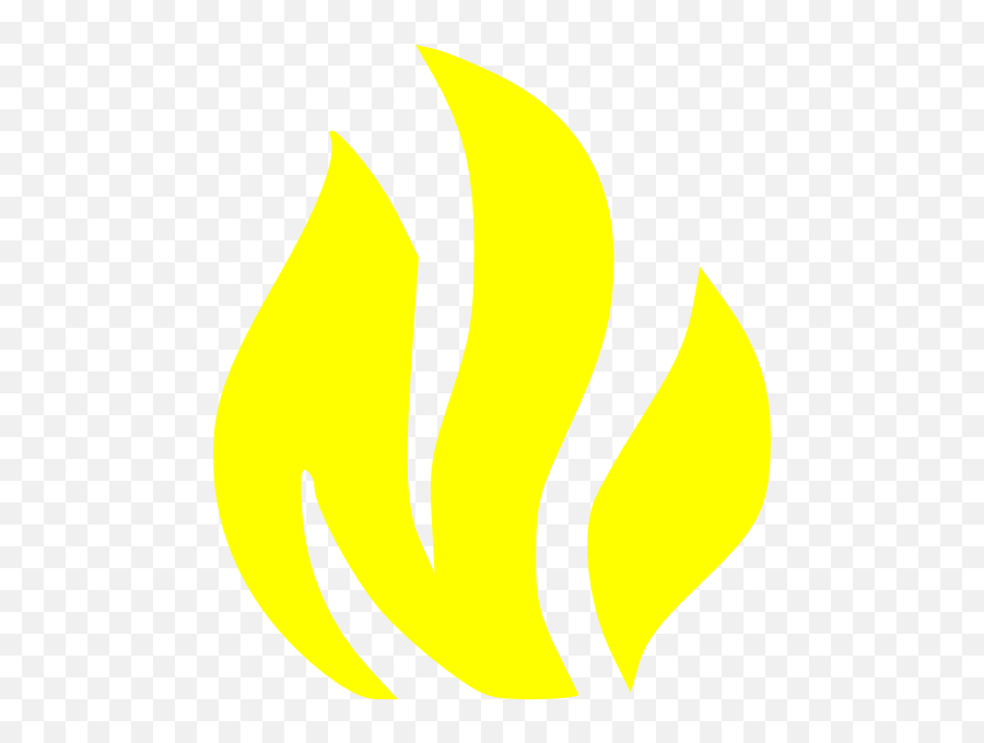 Yellow Fire Clipart - Clip Art Emoji,Emoticons Fire