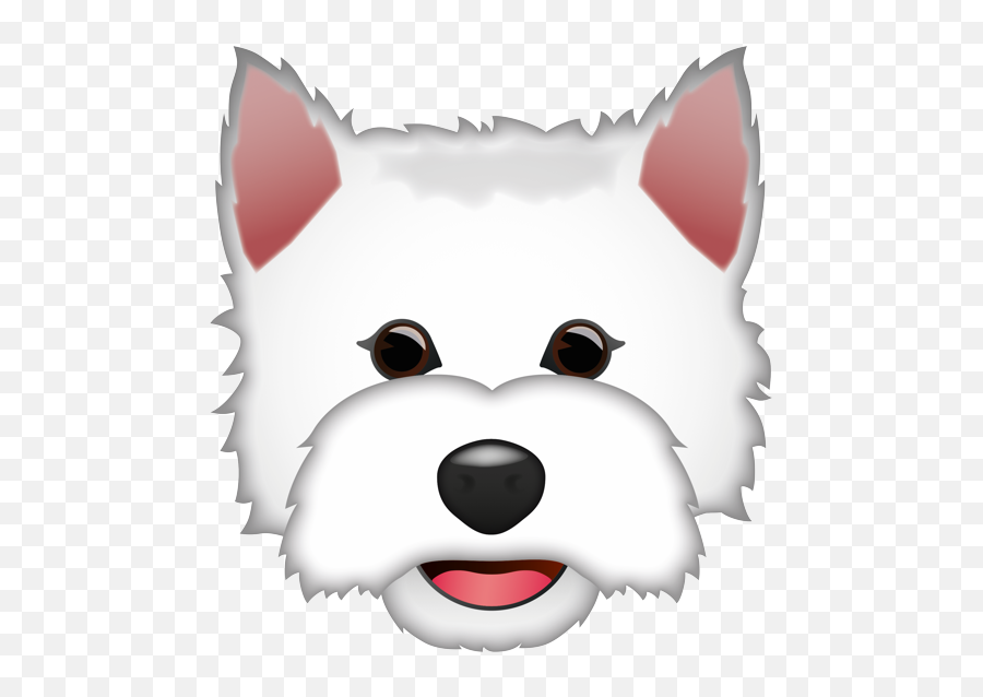Emoji U2013 The Official Brand West Highland White Terrier - Cartoon,Pug Emoji