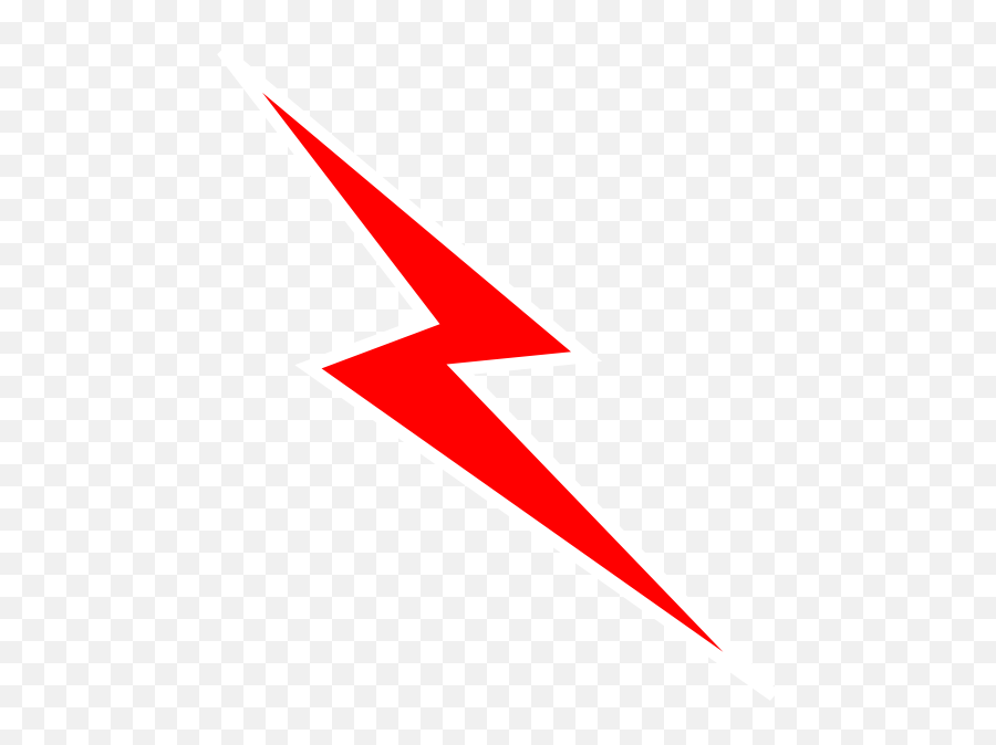 Lightning Bolt Clipart Red - Red Lightning Bolt Clipart Emoji,Lightening Emoji