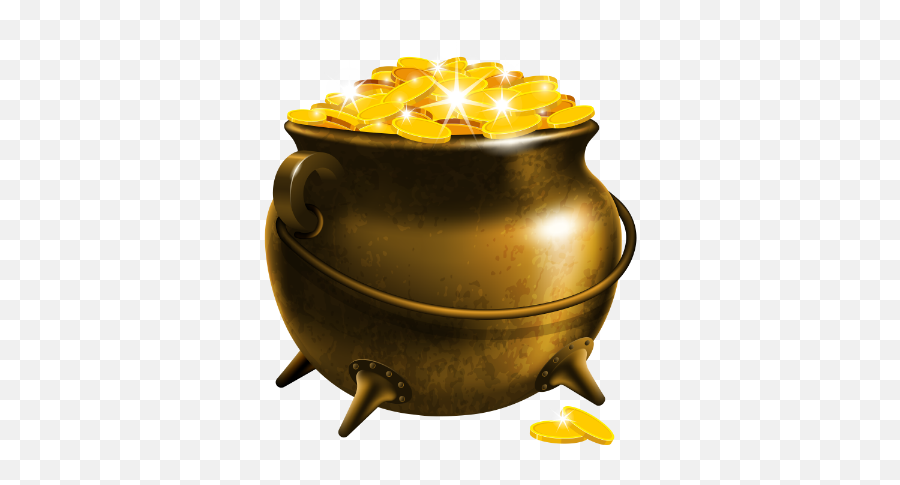 Of A Pot Of Gold Free Download Clip Art - Pot Of Gold Emoji,Pot Of Gold Emoji