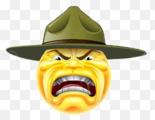 Emoji Drill Instructor - Bootcamp Emoji,Drill Emoji
