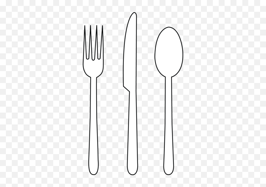Fork And Spoon Clip Art - Clip Art Library Easy Fork And Spoon Drawing Emoji,Fork Knife Emoji