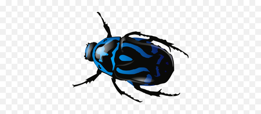 Bug Png And Vectors For Free Download - Dlpngcom Black And Blue Beetle Emoji,Roach Emoji