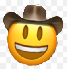 Trending Howdy Stickers - Cowboy Emoji Meme