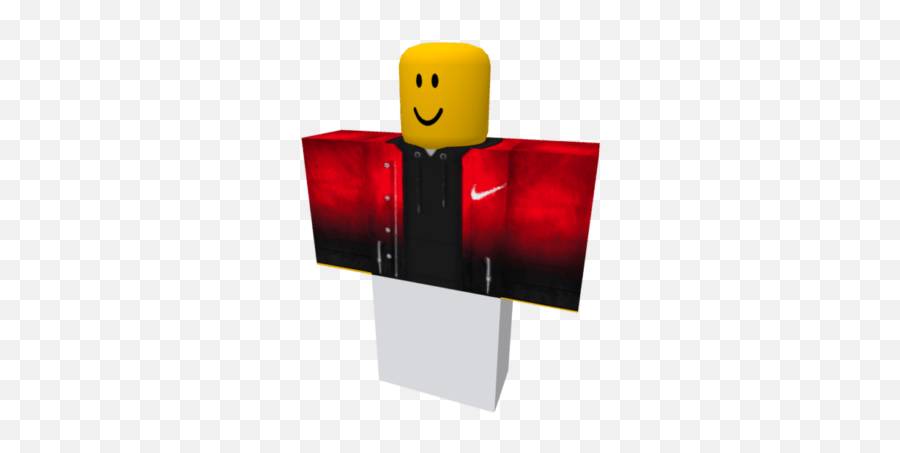 Nike Fade Red Hoodie - Brick Hill Shirt Emoji,Aww Emoticon