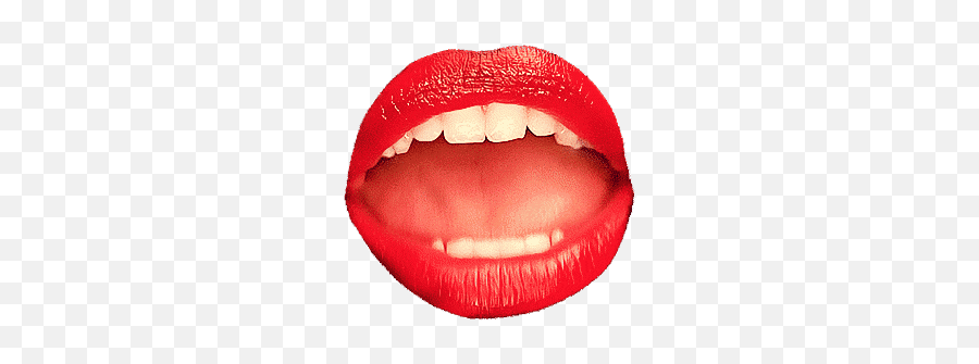 Top Mouth Stickers For Android Ios - Talking Mouth Gif Transparent Emoji,Whoops Emoji