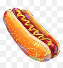 Hot - Cachorro Quente Desenho Png Emoji