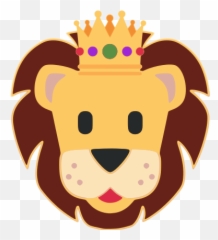 Leon Icono Png Emoji,Emoji King Crown