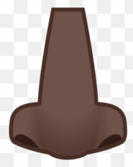 Nose Dark Skin Tone Emoji - Witch Hat