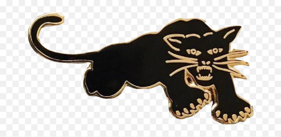 Black Panther Party - Black Panther Party Lapel Pin Emoji,Black Panther Emoji